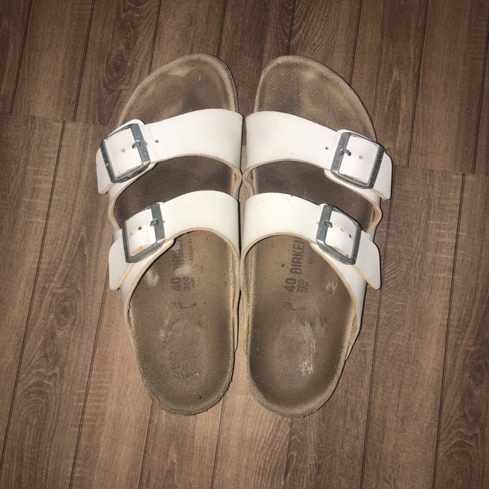 White Birkenstocks